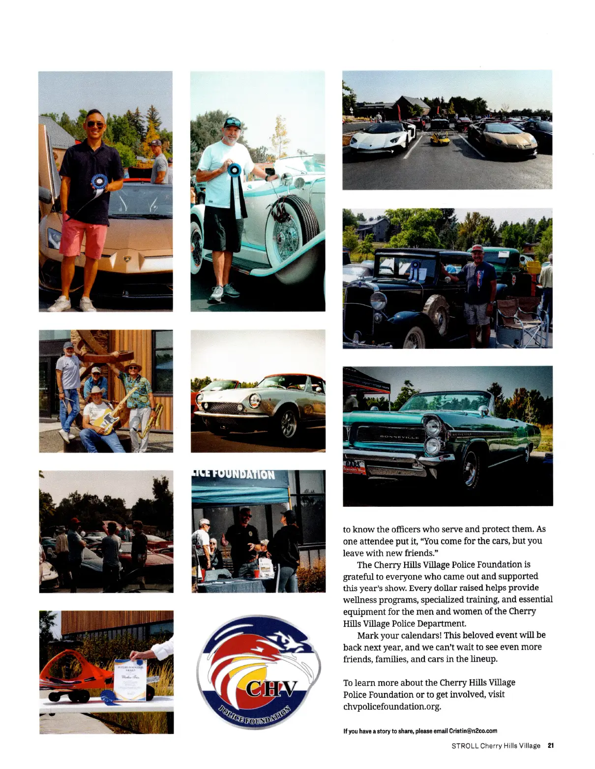 CarShow 2025 Stroll Magazine-2 STROLL CHV 2025 Car Show Article Page 2