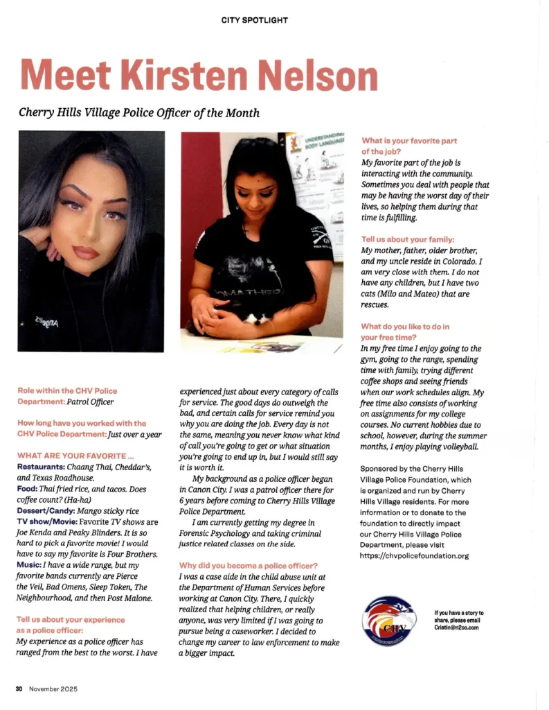 Kirstennelson Officer Spotlight