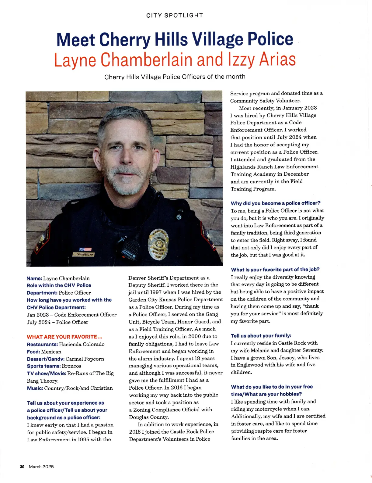 March Officer Spotlight 1